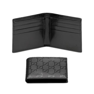 Noir Gucci Bi-plis Portefeuille Magasin Lyon